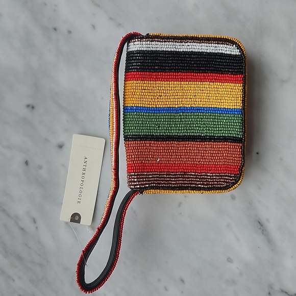 🌼 NWT Anthropologie super mini beaded bag - Picture 5 of 5
